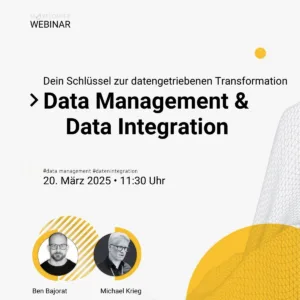 Webinar: Data Management & Data Integration