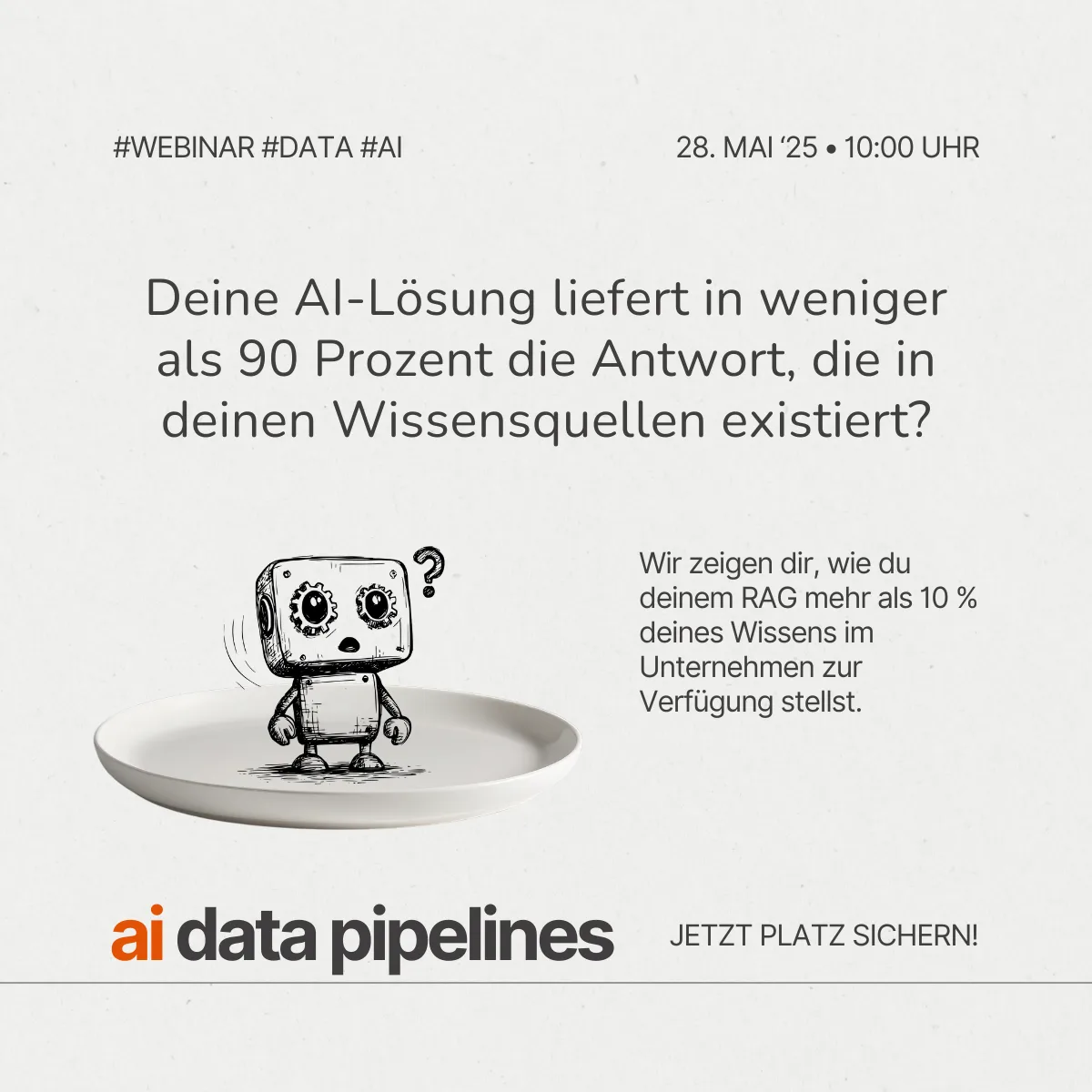 Data-Webinar: AI Data Pipelines