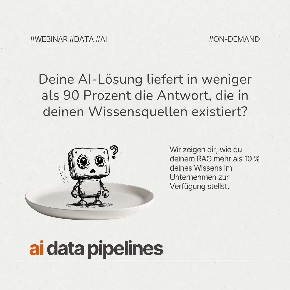Webinar AI Data Pipelines